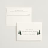 "The Forest" - Wedding Invitations in Jade by Elly - FREE Recipient Addressing
