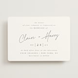 "Gotham" - Wedding Invitations in Lily by Ana Sharpe - Front