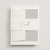 "Gotham" - Wedding Invitations in Lily by Ana Sharpe - Assembled