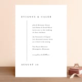 "Aligned" - Wedding Invitations in Pearl by Michelle Taylor - Front