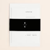 "Aligned" - Wedding Invitations in Pearl by Michelle Taylor - Assembled