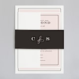 "Simply Framed" - Wedding Invitations in Blush by Maddy Hague - Assembled