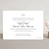 "Charming Go Lightly" - Wedding Invitations in Crisp Black by danielleb - Front