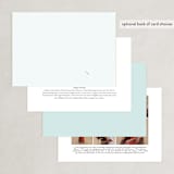 "Charming Go Lightly" - Wedding Invitations in Sky Blue by danielleb - Back of Card