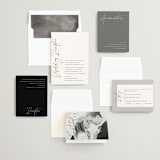 "printed" - Wedding Invitations in Onyx by JoAnn Jinks - Invitation Suite