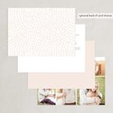 "Just the Two of Us" - Wedding Invitations in Blush by Jennifer Wick - Back of Card