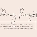 "Just the Two of Us" - Wedding Invitations in Blush by Jennifer Wick - Close-Up