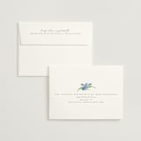 "Irises" - Wedding Invitations in Lake by Everett Paper Goods - FREE Recipient Addressing