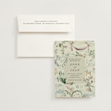 "Chinoiserie" - Wedding Invitations in Nouvelle by Sumak Studio - Invitation with Envelope