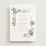 "Grove" - Wedding Invitations in Fern by Everett Paper Goods - Front