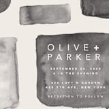 "Midtown" - Wedding Invitations in Stone by Hudson meet Rose - Close-Up
