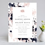 "artful celebration" - Wedding Invitations in Blush by Qing Ji - Front