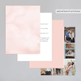 "artful celebration" - Wedding Invitations in Blush by Qing Ji - Back of Card