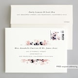 "artful celebration" - Wedding Invitations in Blush by Qing Ji - FREE Recipient Addressing