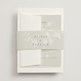 "Autumnal" - Wedding Invitations in Fawn by AK Graphics - Assembled with Belly Band