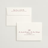 "Thompson" - Wedding Invitations in Rose by Jennifer Lew - FREE Recipient Addressing