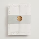 "Carolina" - Wedding Invitations in Meadow by Melanie Kosuge - Assembled with Vellum Wrap and Wax Seal