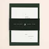 "A Dash of Delight" - Wedding Invitations in Pine Needle by Bramble Studio - Assembled
