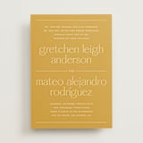 "goldfinch" - Wedding Invitations in Sunshine by Lindsay Stetson Thompson - Front