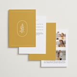 "goldfinch" - Wedding Invitations in Sunshine by Lindsay Stetson Thompson - Back of Card