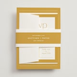 "goldfinch" - Wedding Invitations in Sunshine by Lindsay Stetson Thompson - Assembled