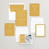 "goldfinch" - Wedding Invitations in Sunshine by Lindsay Stetson Thompson - Invitation Suite