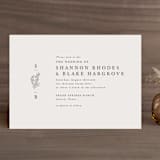 "Herb Garden" - Wedding Invitations in Taupe by Sarah Brown - Front