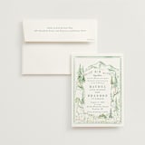 "Plain Air" - Wedding Invitations in Meadow by Petra Kern - Invitation with Envelope