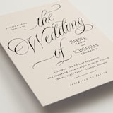 "Mirin" - Wedding Invitations in Linen by Kate Ahn - Detail