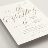 "Mirin" - Customizable Wedding Invitations in Beige by Kate Ahn.