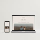 "Mirin" - Wedding Invitations in Linen by Kate Ahn - FREE Wedding Website