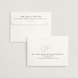"Mirin" - Wedding Invitations in Linen by Kate Ahn - FREE Recipient Addressing