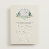 "Miniature Mountainscape" - Wedding Invitations in Summer by Petra Kern - Front