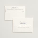 "Coastal Toile" - Wedding Invitations in Periwinkle by Jenna Holcomb - FREE Recipient Addressing