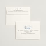 "Coastal Toile" - Wedding Invitations in Sea by Jenna Holcomb - FREE Recipient Addressing