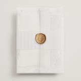 "Coastal Toile" - Wedding Invitations in Periwinkle by Jenna Holcomb - Assembled with Vellum Wrap and Wax Seal