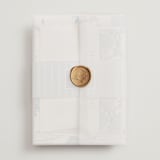 "Coastal Toile" - Wedding Invitations in Sea by Jenna Holcomb - Assembled with Vellum Wrap and Wax Seal
