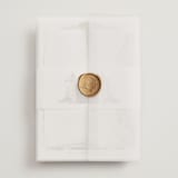"Charlotte" - Wedding Invitations in Petal by Jenna Holcomb - Assembled with Vellum Wrap and Wax Seal