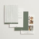 "Hand illustrated Garden Gate" - Wedding Invitations in Forest by Jackie Crawford - Back of Card Options