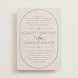 "Capsule" - Wedding Invitations in Stone by Everett Paper Goods - Front