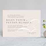 "Fresh Monogram" - Wedding Invitations in Latte by Lauren Chism - Front