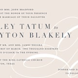 "Fresh Monogram" - Wedding Invitations in Latte by Lauren Chism - Close-Up