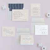 "Fresh Monogram" - Wedding Invitations in Latte by Lauren Chism - Invitation Suite