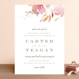"Stately Florals" - Wedding Invitations in Poppy by Lori Wemple - Front