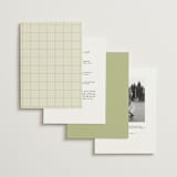 "Sienna" - Wedding Invitations in Lime by Ellen Schlegelmilch - Back of Card Options