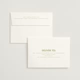 "Sienna" - Wedding Invitations in Lime by Ellen Schlegelmilch - FREE Recipient Addressing