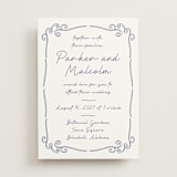"Santorini" - Wedding Invitations in Cerulean by Zani van Zyl - Front
