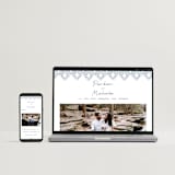 "Santorini" - Wedding Invitations in Cerulean by Zani van Zyl - FREE Wedding Website