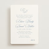 "Aristocratic" - Wedding Invitations in Sky by Creo Study - Front