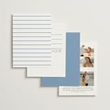 "Aristocratic" - Wedding Invitations in Sky by Creo Study - Back of Card Options
